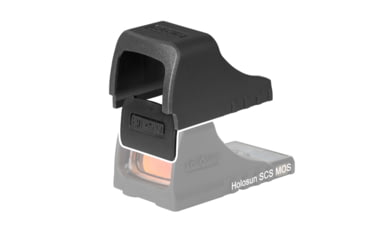 Image of OpticGard Holosun SCS MOS Scope Cover, Black, One Size, OGHSCSMOS02