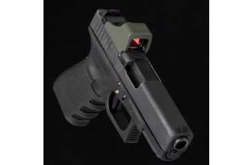 Image of OpticGard Holosun SCS MOS Red Dot Sight Cover, OD Green, One Size, OGHSCSMOS21