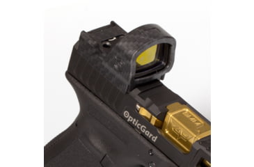 Image of OpticGard Leupold Delta Point Pro Red Dot Sight Cover, Carbon Fiber, One Size, OGLDPPDE11