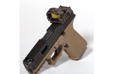 Image of OpticGard Leupold Delta Point Pro Red Dot Sight Cover, FDE Camo, One Size, OGLDPPDEG83