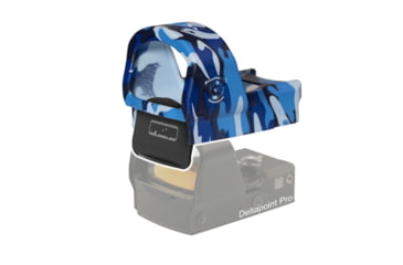 Image of OpticGard Leupold Delta Point Pro Red Dot Sight Cover, Navy Blue Camo, One Size, OGLDPPDEG86