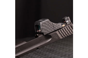 Image of OpticGard Scope Cover For Holosun SCS MP2, Carbon Fiber, OGHSCSMP2DE11