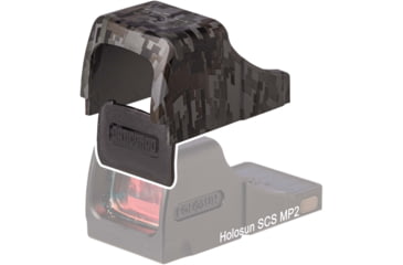 Image of OpticGard Scope Cover For Holosun SCS MP2, Gunmetal Gray Camo, OGHSCSMP2DEG85