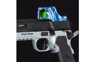 Image of OpticGard Trijicon RMR HD Red Dot Sight Cover, Navy Blue Camo, One Size, OGTRHDDEG86