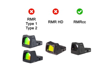 Image of OpticGard Scope Cover for Trijicon RMRcc, Black , OGTRC02