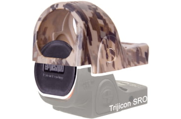Image of OpticGard Scope Cover for Trijicon SRO, FDE Camo, OGTSDEG83