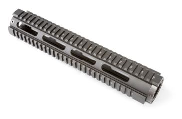 Image of OpticsPlanet Exclusive OpticsPlanet 12.6 inch Quad Rail, Free Float Handguard, Rifle Length, Black, QRFR12, EDEMO1