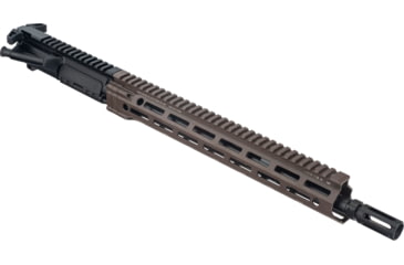 Image of OpticsPlanet Exclusive Daniel Defense Custom A4 Upper Receiver Group, 14.5 in, GV MID Daniel Defense Extended Flash Suppressor, MFR 13.5 Mil Spec, Black/Brown, DD-CTM-URG-OP2