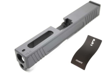 Image of OpticsPlanet Exclusive EC Defense MK-2 Stripped G19 Pistol Slide, Armor Black, EC -MK2 BLK