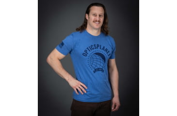 Image of OpticsPlanet Exclusive Est. 2000 Limited Edition T-Shirt - Men's, Vintage Royal Blue, Large, NL6010-OP25-RB-L