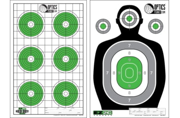 Image of OpticsPlanet Exclusive EZ2C Targets Silhouette Target &amp; OpticsPlanet Exclusive EZ2C Targets Style 6