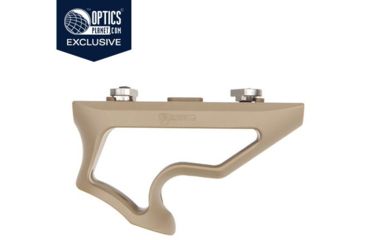 Image of OpticsPlanet Exclusive Fortis Manufacturing Shift Short Angled Firearm Grip, MLOK, OP Tan, Small, SHIFT-ANG-ML-OP