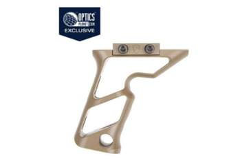 Image of OpticsPlanet Exclusive Fortis Manufacturing SHIFT Vertical Grip, Picatinny, Black, OP Tan