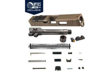Image of OpticsPlanet Exclusive Glock 19 Gen 4 FDE Build Kit