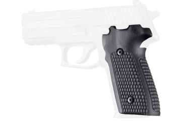 Image of OpticsPlanet Exclusive Hogue Handgun Grip, SIG Sauer P228/ P229, G10, Piranha Pattern, Solid Black, Sig P228/P229, 28139-7SIG