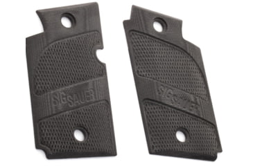 Image of OpticsPlanet Exclusive Hogue Handgun Grip, SIG Sauer P938, G10, Checkered Pattern, Solid Black, Sig P938, 98159-7SIG