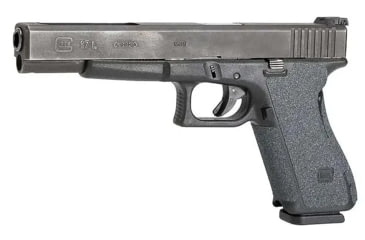 Image of Hogue Wrapter Adhesive Grip For Glock 17, 17L, 18, 22, 24, 31, Small Frame Full Size Generation 1-2, Grit Black, 17129