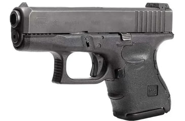 Image of Hogue Wrapter Adhesive Grip For Glock 26, 27, 33, 39, Small Frame Sub-Compact Generation 3, Rubber Black, 18630