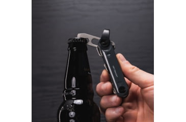 Image of OpticsPlanet Exclusive KeySmart Max Smart Location Tracking Key Holder, Custom, Steel Gray, KS421-C-OP-STL