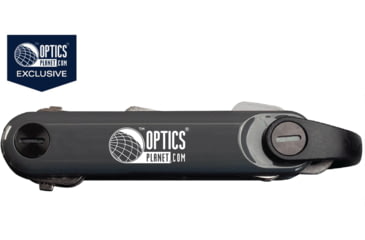 Image of OpticsPlanet Exclusive KeySmart Max Smart Location Tracking Key Holder, Custom, Steel Gray, KS421-C-OP-STL