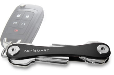 Image of OpticsPlanet Exclusive KeySmart Original Compact Key Holder, Custom, Black, KS019-C-OP-BLK