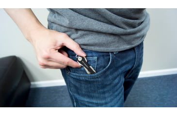Image of OpticsPlanet Exclusive KeySmart Original Compact Key Holder, Custom, Black, KS019-C-OP-BLK