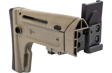 Image of OpticsPlanet Exclusive Kinetic Development Group FN SCAR Folding Rifle Stock, FDE, SCP5-MK2-202