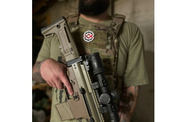 Image of OpticsPlanet Exclusive Kinetic Development Group FN SCAR Folding Rifle Stock, Black, SCP5-MK2-201