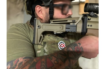 Image of OpticsPlanet Exclusive Kinetic Development Group FN SCAR Folding Rifle Stock, Black, SCP5-MK2-201