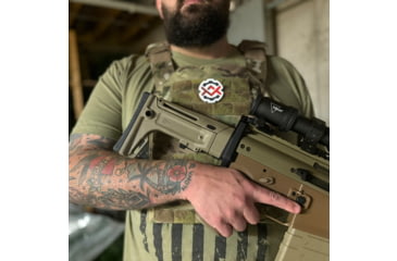 Image of OpticsPlanet Exclusive Kinetic Development Group FN SCAR Folding Rifle Stock, Black, SCP5-MK2-201