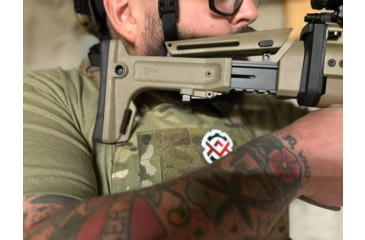 Image of OpticsPlanet Exclusive Kinetic Development Group FN SCAR Folding Rifle Stock, Black, SCP5-MK2-201