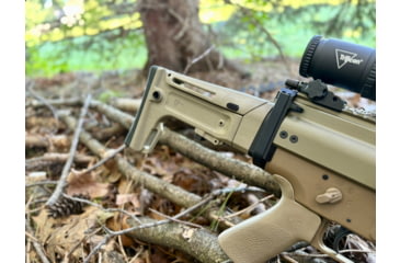 Image of OpticsPlanet Exclusive Kinetic Development Group FN SCAR Folding Rifle Stock, Black, SCP5-MK2-201