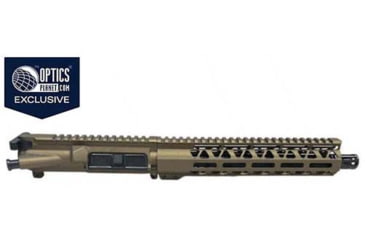 Image of OpticsPlanet Exclusive Moriarti AR-9 Upper Receiver Assembly, 9mm Luger, 10.5in, M-LOK, 1-10 Twist, Diamond Cut Free-Float Handguard, A2 Flash Hider, Cerakote, Burnt Bronze, MAR-9MM-10-DMD-FH