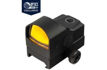 Image of OpticsPlanet Exclusive Red Dot Mini Reflex Sight, 5 MOA Dot, Black, 12132