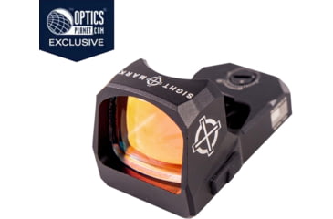 Image of OpticsPlanet Exclusive Refurbished, SightMark 1x Mini Shot A-Spec Reflex Sight, Red Reticle, 2 MOA, 1 MOA, 25 yd, Black, SM26045