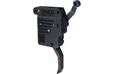 Image of OpticsPlanet Exclusive Rise Armament OPMOD Reliant Hex-C Action Drop-in Rifle Trigger, Remington 700, Curved, 2-5lb, Black/Black, 850062094185