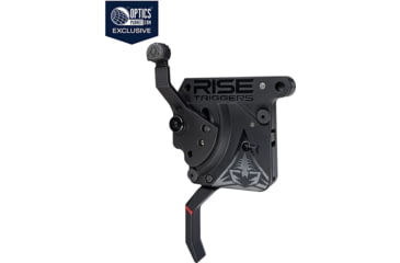 Image of OpticsPlanet Exclusive Rise Armament OPMOD Reliant Hex-C Action Drop-in Rifle Trigger, Remington 700, Curved, 2-5lb, Black/Black, 850062094185