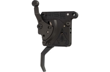 Image of OpticsPlanet Exclusive Rise Armament OPMOD Reliant Hex-C Action Drop-in Rifle Trigger, Remington 700, Curved, 2-5lb, Black/Black, 850062094185