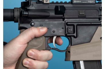 Image of OpticsPlanet Exclusive RISE Armament RA-240 Gen 2 Enhanced Rifle Trigger, Silver, RA-240-G2-SLVR