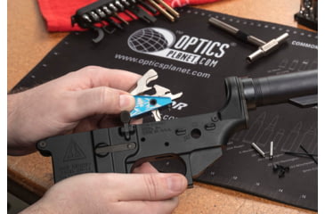 Image of OpticsPlanet Exclusive RISE Armament RA-242 Gen 2 Enhanced Rifle Trigger, Silver, RA-242-G2-SLVR