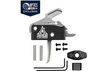 Image of OpticsPlanet Exclusive RISE Armament RA-434 High Performance Trigger, Black, Silver
