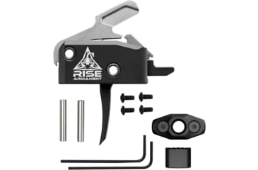 Image of OpticsPlanet Exclusive RISE Armament RA-434 High-Performance Trigger w/Anti-Walk Pins, Single Stage System, 3.4oz Pull Weight, Black, RA-434-601-010-BLK