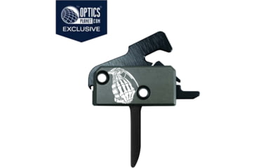 Image of OpticsPlanet Exclusive RISE Armament Ranger Road Limited-Edition RA-140 Super Sporting Trigger with Anti-Walk Pins, 3.5lb Pull, Flat, Black, RA-140F-OP-RGR