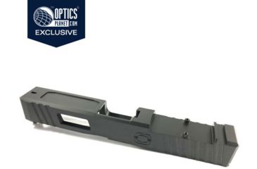 Image of OpticsPlanet Exclusive Shadow Systems Combat Special Pistol Slide, Cover Plate, Glock 17 Gen3, DLC, Black, SG9F-00-02OP-DLC