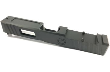Image of OpticsPlanet Exclusive Shadow Systems Combat Special Pistol Slide, Cover Plate, Glock 17 Gen3, DLC, Black, SG9F-00-02OP-DLC