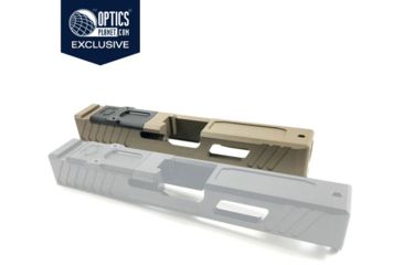 Image of OpticsPlanet Exclusive Shadow Systems Combat Special Pistol Slide, Cover Plate, Glock 17 Gen4, Flat Dark Earth, SG9F-00-02OP4-FDE
