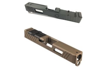 Image of OpticsPlanet Exclusive Shadow Systems OpticsPlanet Combat Special Glock 17 Pistol Slide, Black, Flat Dark Earth