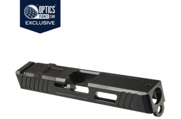 Image of OpticsPlanet Exclusive Shadow Systems OpticsPlanet Exclusive Combat Special Glock 19 Gen3 Pistol Slide w/Cover Plate, DLC, Black, SG9C-00-02OP-DLC