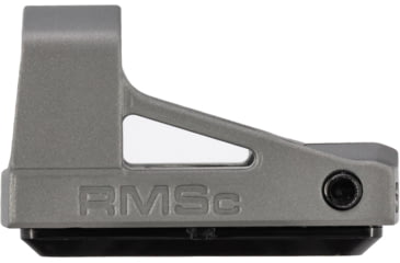 Image of OpticsPlanet Exclusive Shield Sights Mini Compact Reflex Red Dot Sight, Dark Gray, RMSC-4MOA-GLASS-STORM