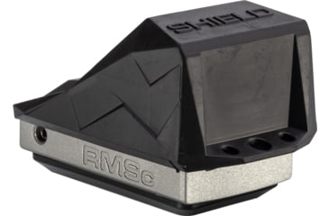 Image of OpticsPlanet Exclusive Shield Sights Mini Compact Reflex Red Dot Sight, Dark Gray, RMSC-4MOA-GLASS-STORM